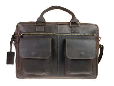 Large leather document bag A4 Sullivan 742-31-1(60)