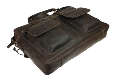 Large leather document bag A4 Sullivan 742-31-1(60)