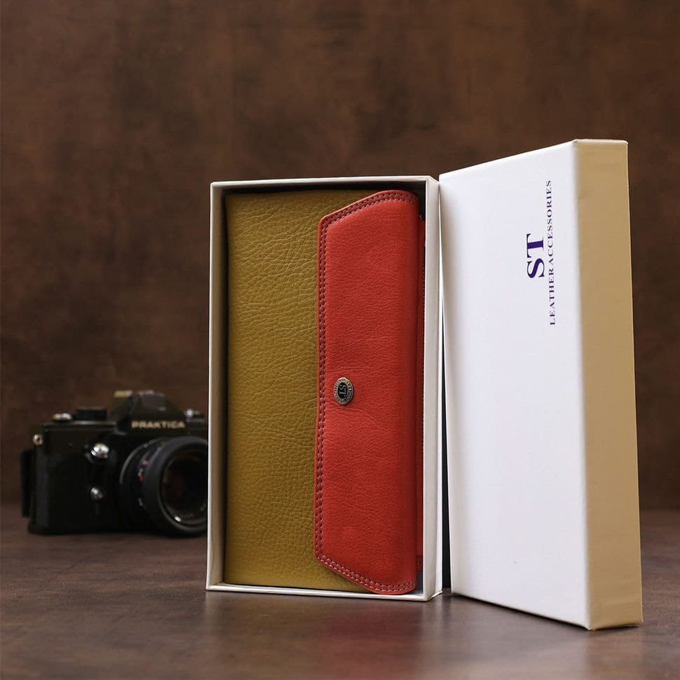 Кошелек женский ST Leather 18407 (SB42-2) вместительный Розовый