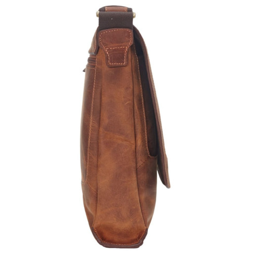 Сумка через плече шкіряна Tony Bellucci 5061-07 рудий нубук