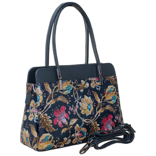 Сумка жіноча шкіряна Desisan 597-415 хохлома