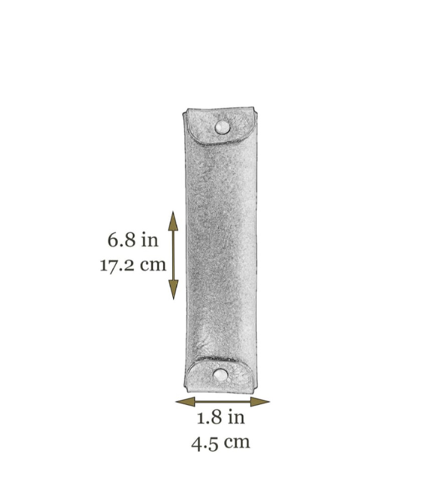 Шкіряний тримач для ручок - Appointment in Samarra - Коричневий колір - Time Resistance 5201001