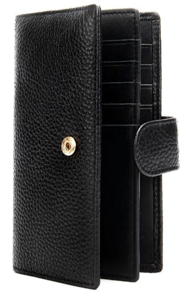 Велика Кредитница Vintage 14923 Чорна