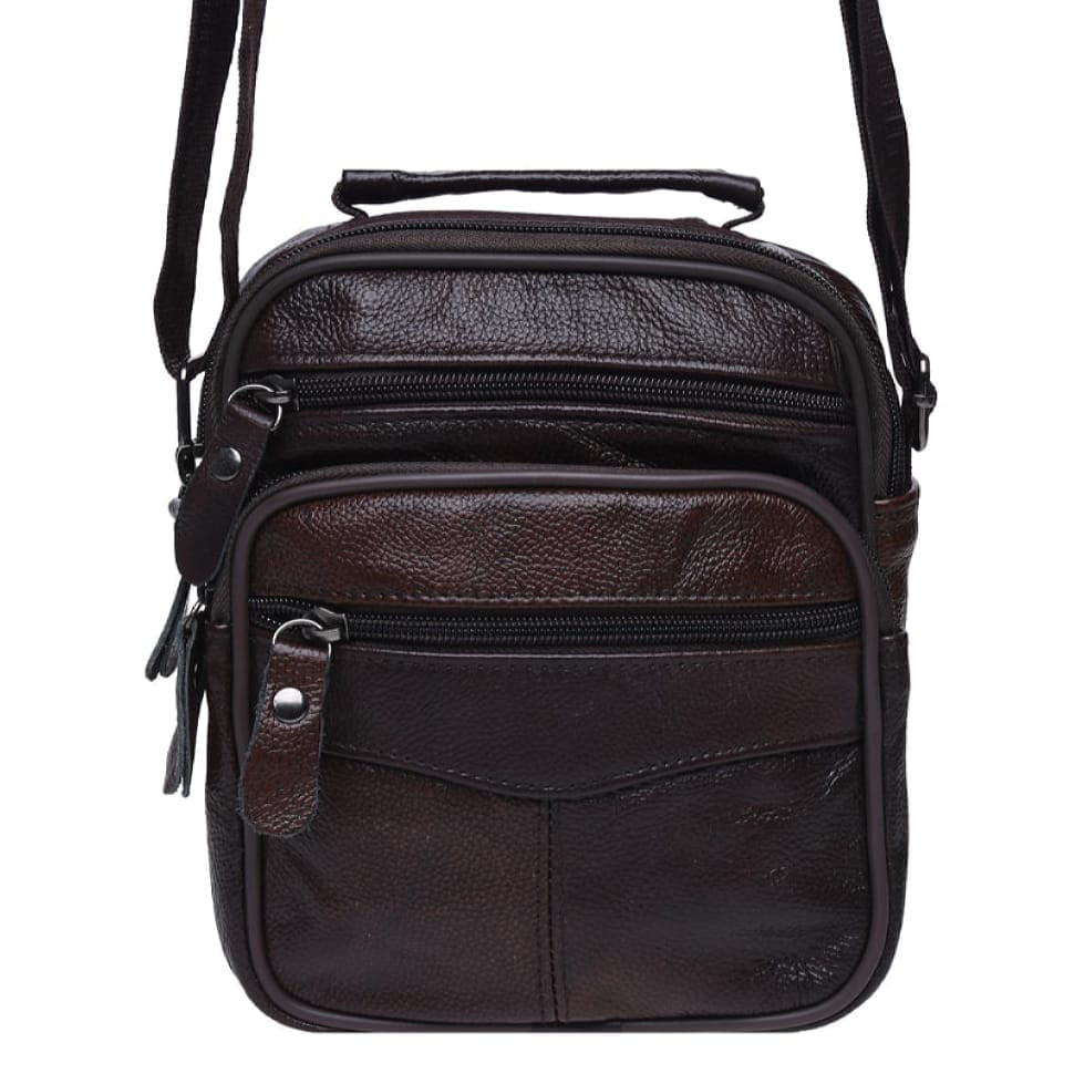 Чоловіча шкіряна сумка Keizer K103b-brown
