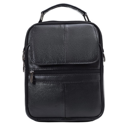 Барсетка м'яка шкіряна BUFFALO BAGS M6037A чорна