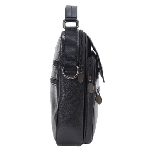 Барсетка м'яка шкіряна BUFFALO BAGS M6037A чорна