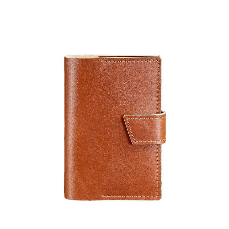 Шкіряна обкладинка для паспорта 4.0 світло-коричнева