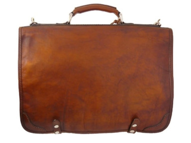 Pratesi BBL594 - Messenger Ammannati in cow leather Bruce Blue