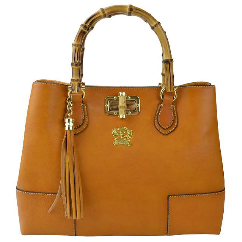 Pratesi BCO291 - Sarteano Shoulder Bag in cow leather Bruce Cognac