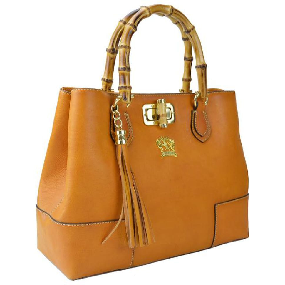 Pratesi BCO291 - Sarteano Shoulder Bag in cow leather Bruce Cognac
