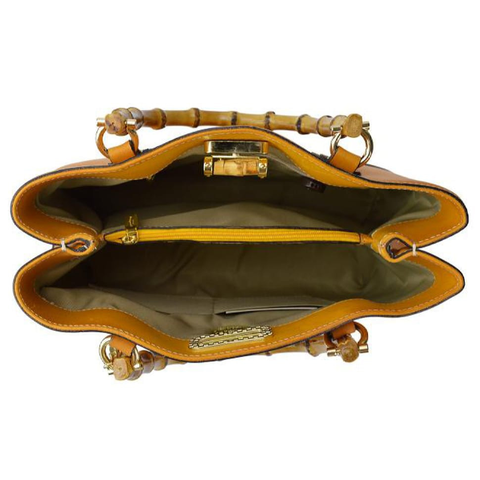Pratesi BCO291 - Sarteano Shoulder Bag in cow leather Bruce Cognac