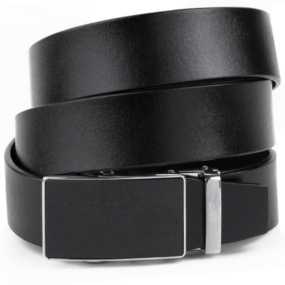 Чоловічий ремінь батал з натуральної шкіри Vintage 20732