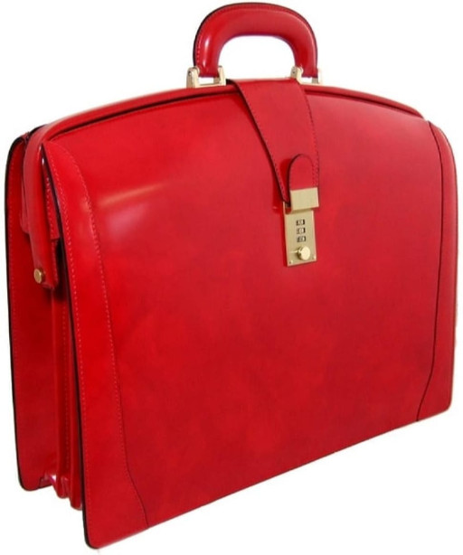 Pratesi RCL120 - Brunelleschi Briefcase in cow leather Radica Cherry
