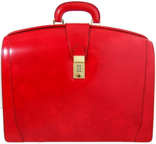 Pratesi RCL120 - Brunelleschi Briefcase in cow leather Radica Cherry