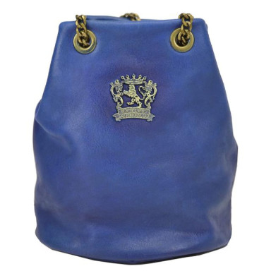 Pratesi BBE159 - Pienza Bag in cowhide leather Bruce Electric Blue