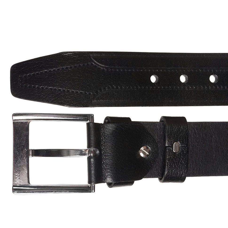 Ремінь шкіряний YSK джинсовий 5 см 3094-1 чорний