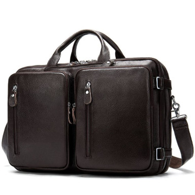 Backpack bag made of genuine leather B10-434C Joynee