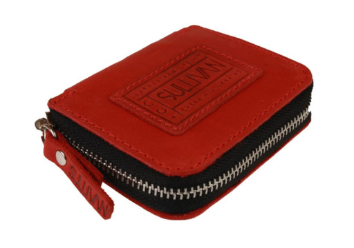 Ключниця шкіряна сумочка для ключів SULLIVAN 12221(6) червона