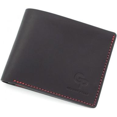 Wallet Magnet, black with red Grande Pelle 50511060