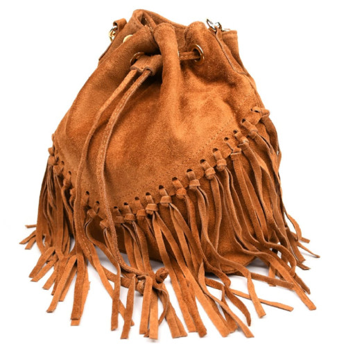 Жіноча сумка на плече Firenze (Італія) fz189645 коньячна