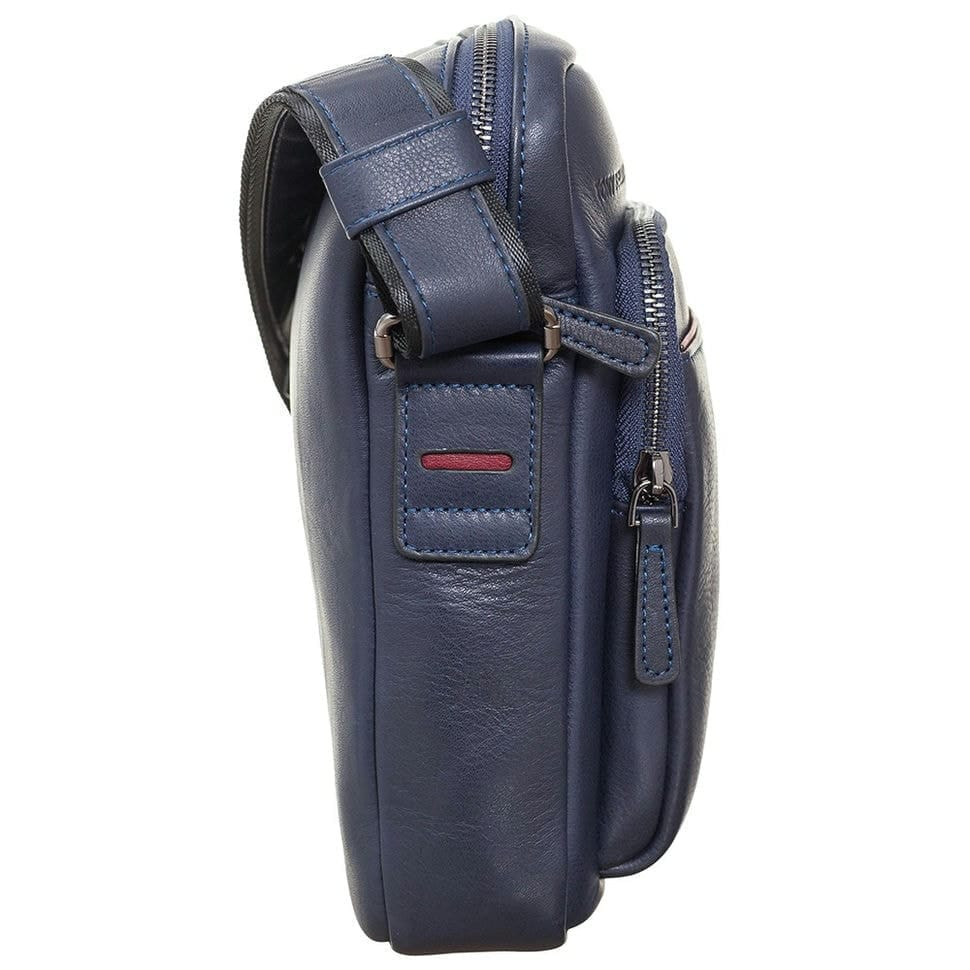 Барсетка м'яка шкіряна Tony Bellucci 5214-09 синя