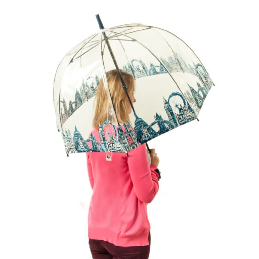 Парасолька-тростина жіноча Fulton Birdcage-2 L042 London Icons (Иконки)