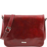 Чоловічий великий шкіряний месенджер Tuscany Leather Messenger TL141254