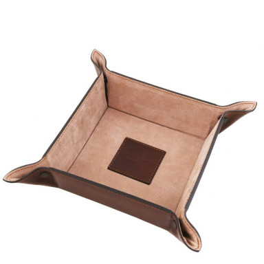 Exclusive leather valet tray Large size Tuscany TL141271