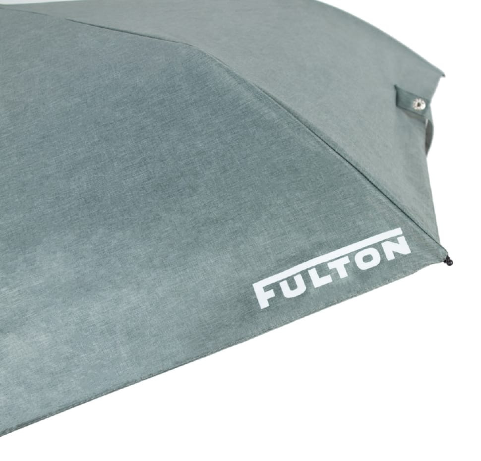 Жіноча парасолька Fulton L924-040058 Parasoleil-2 UV Charcoal Chambray (Сірий)