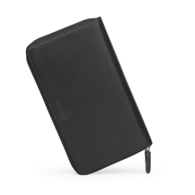 Mens leather clutch bag with two compartments with a loop TARWA GA-6060-4lx RFID 