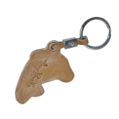 Брелок кожаный Happy key DELFINO 148