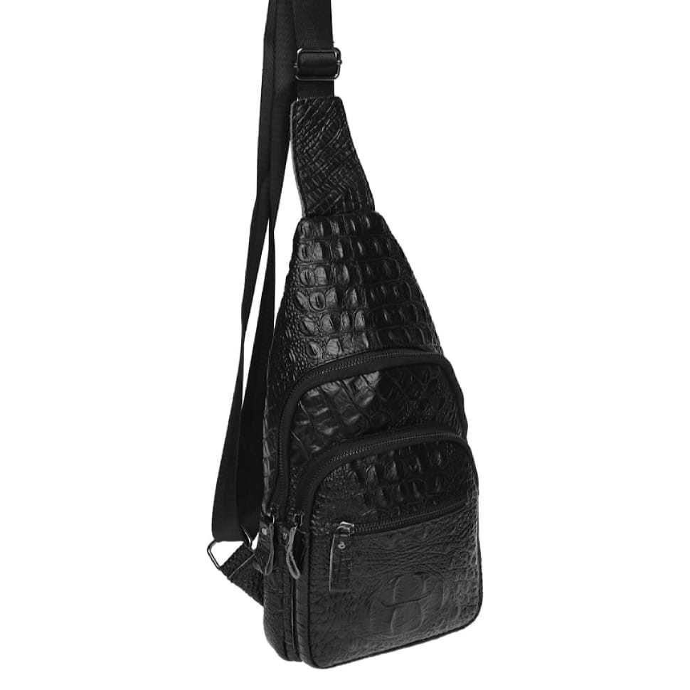 Чоловік шкіряний рюкзак Borsa Leather K13611-black