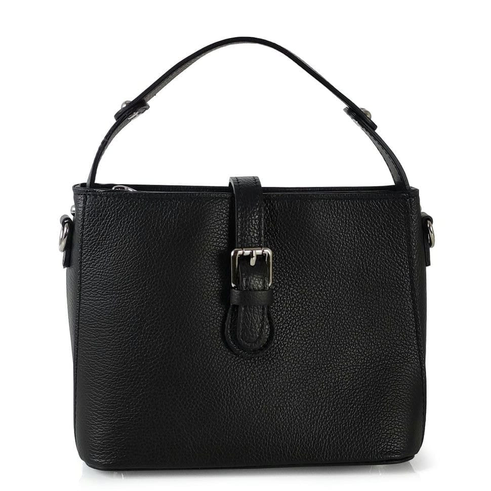 Жіноча чорна шкіряна сумка з ручкою для перенесення Grays F-FL-BB-6123A