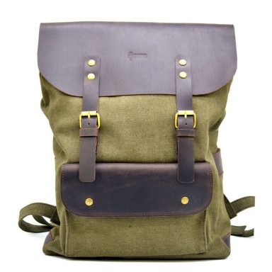 RH-9001-4lx unisex backpack canvas and leather from TARWA