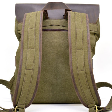 RH-9001-4lx unisex backpack canvas and leather from TARWA