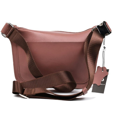 Leather belt bag Grande Pelle 743665 powder