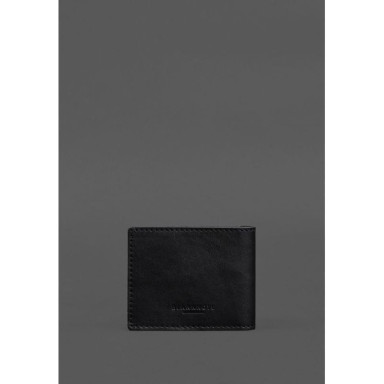 Leather cover for service ID of the National Guard Black