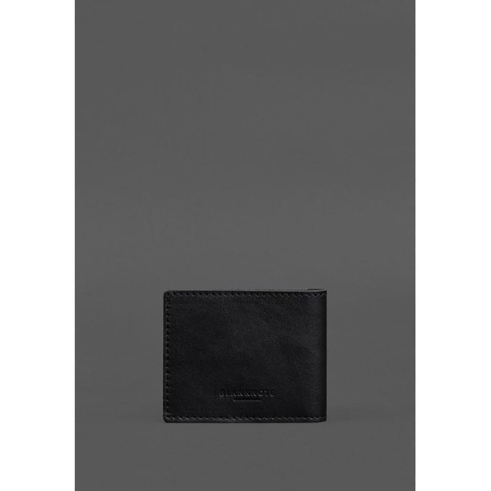 Leather cover for service ID of the National Guard Black