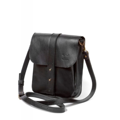 Чоловіча шкіряна сумка Mini Bag чорна