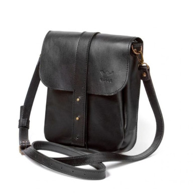Чоловіча шкіряна сумка Mini Bag чорна