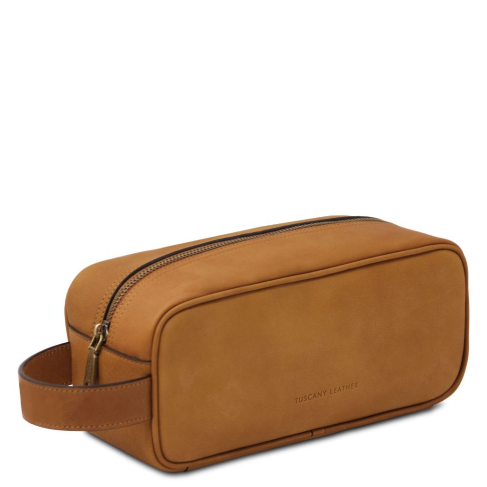 Harvey Leather toiletry bag