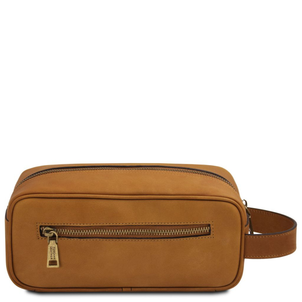 Harvey Leather toiletry bag