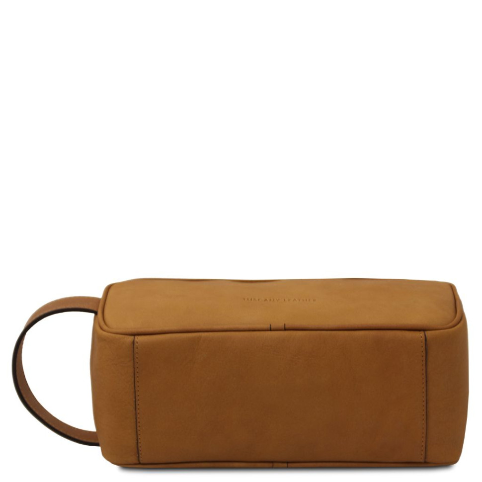 Harvey Leather toiletry bag