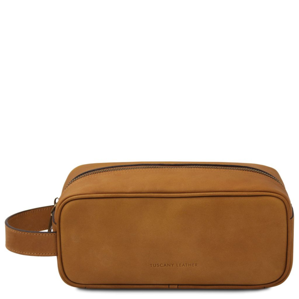Harvey Leather toiletry bag
