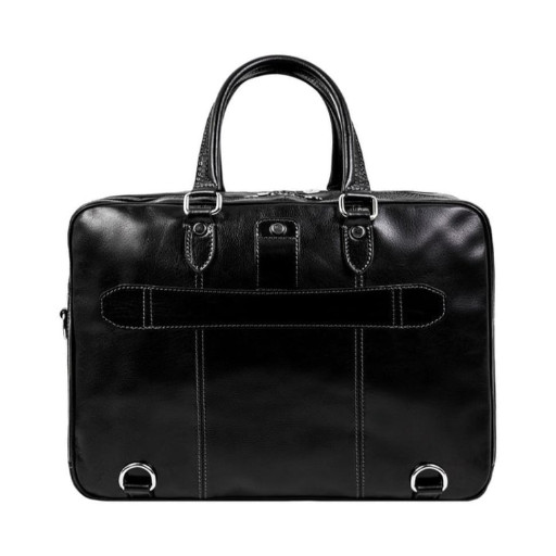 Шкіряний портфель-рюкзак трансформер - A Farewell to Arms - чорне Time Resistance 5232801