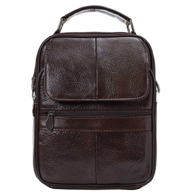 Барсетка м'яка шкіряна BUFFALO BAGS M6037C коричнева