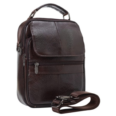 Барсетка м'яка шкіряна BUFFALO BAGS M6037C коричнева