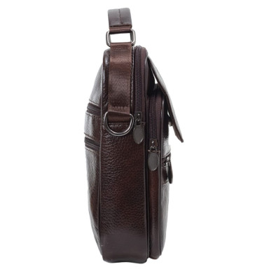 Барсетка м'яка шкіряна BUFFALO BAGS M6037C коричнева