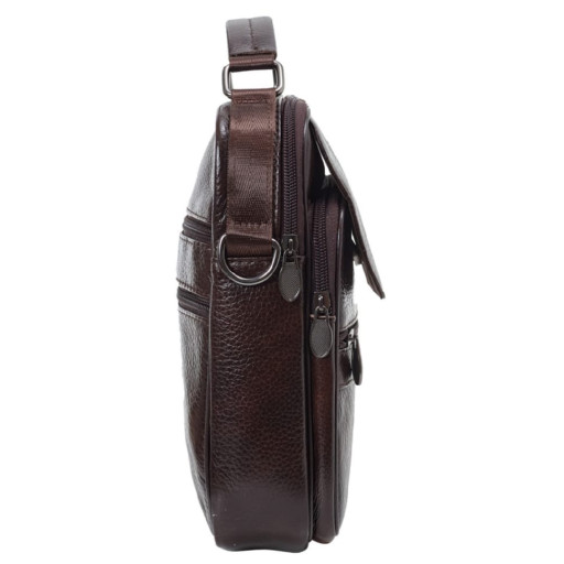 Барсетка м'яка шкіряна BUFFALO BAGS M6037C коричнева