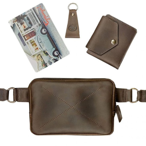 Подарунковий набір шкіряних аксесуарів Орландо